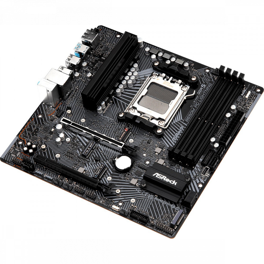 Материнская плата ASRock B650M PG LIGHTNING Micro-ATX, AMD AM5 - миниатюра 3