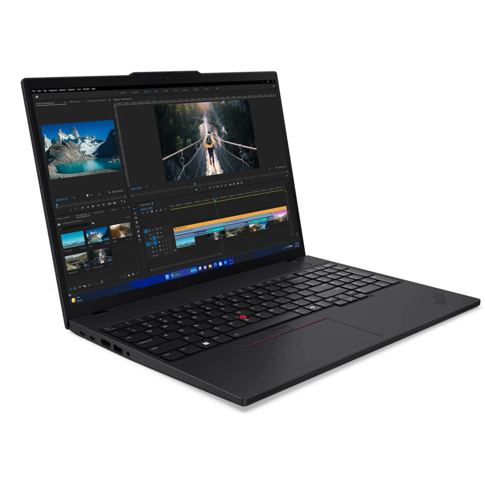 Ноутбук Lenovo ThinkPad T16 Gen 3 21MQS0T600 16 ", WUXGA 1920x1200 (16:10), Intel, Core Ultra 7, 16 Гб, 1 ТБ, Intel Arc Graphics, Windows 11 Pro — фото товара