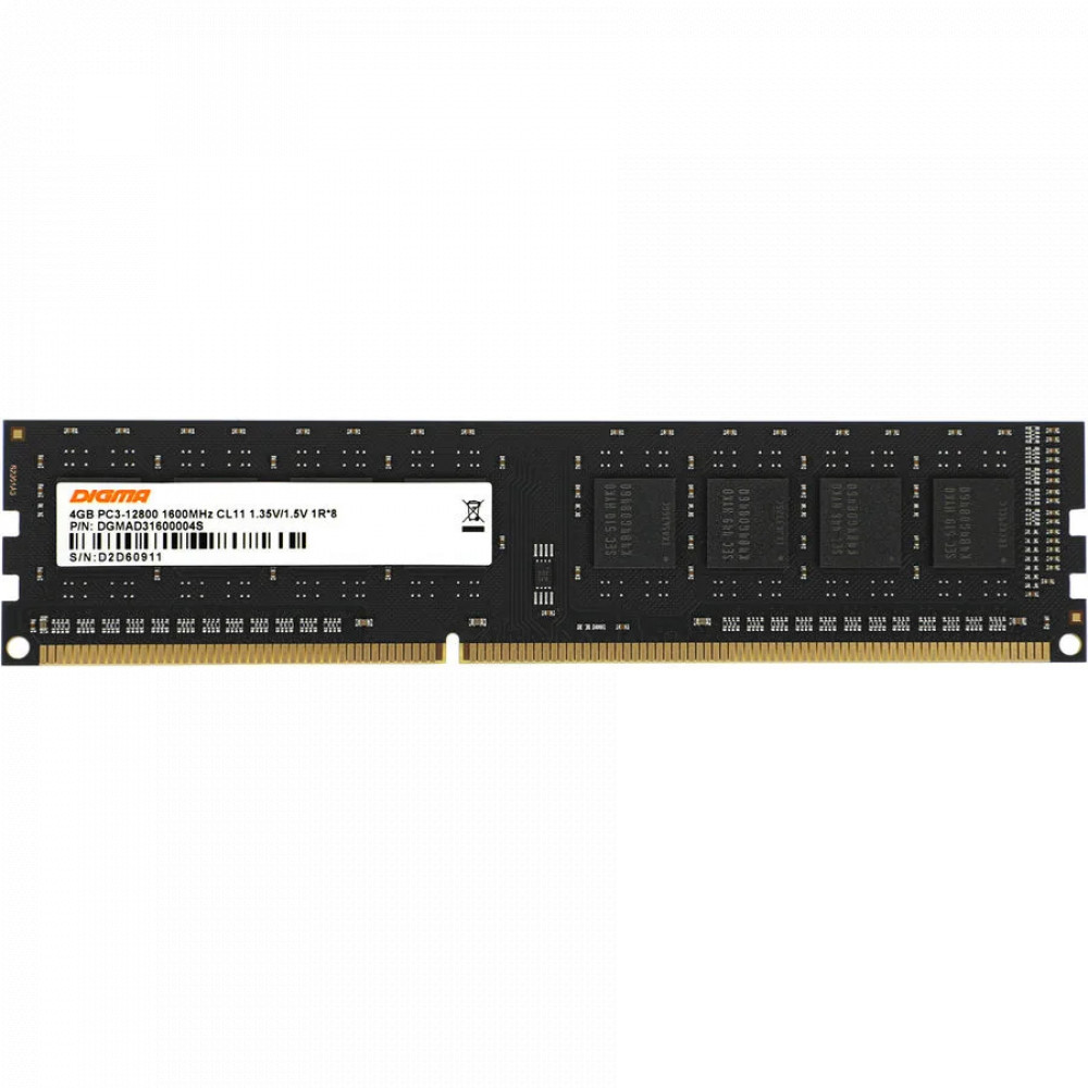 ОЗУ Digma DGMAD31600004S DIMM, DDR3, 4 Гб, 1600 МГц — фото товара