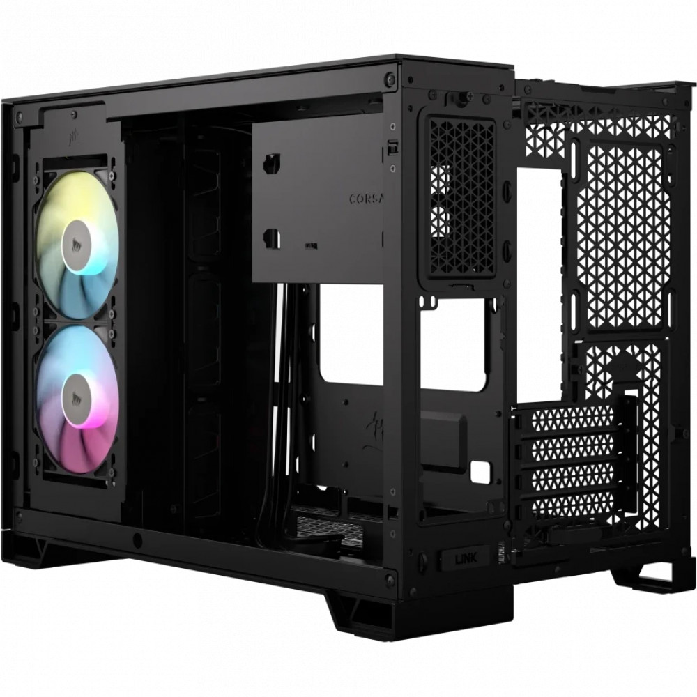 Корпус Corsair iCUE Link 2500X RGB Black CC-9011267-WW Mini-Tower - миниатюра 3