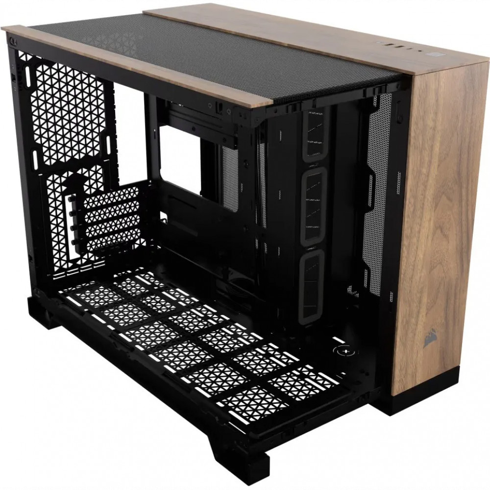 Корпус Corsair 2500X Black - Walnut Wood CC-9011286-WW Mid-Tower - миниатюра 2