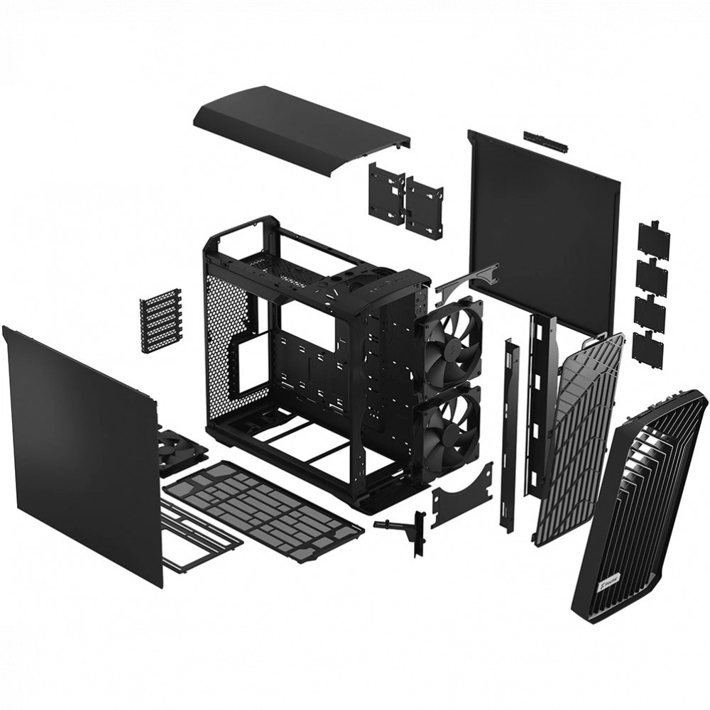 Корпус FRACTAL DESIGN Torrent Black Solid FD-C-TOR1A-05 Mid-Tower - миниатюра 5