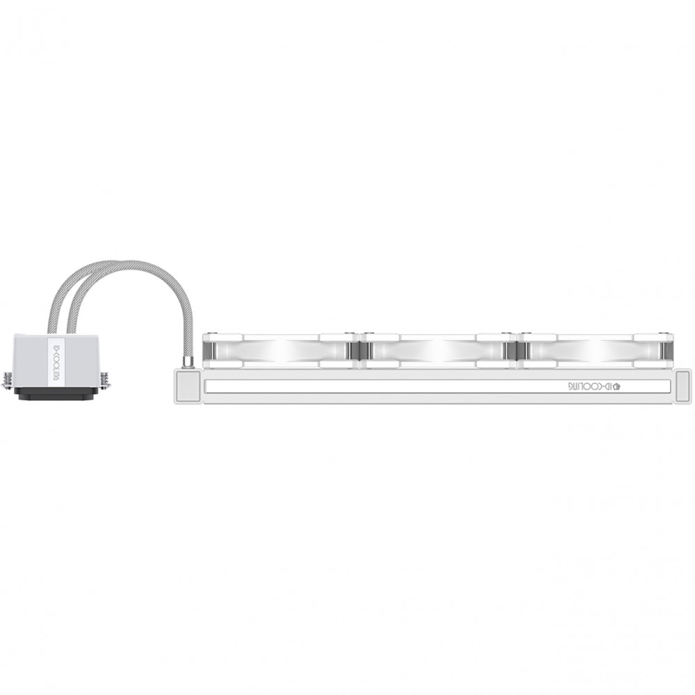 Система охлаждения ID-Cooling Dashflow 360 Basic White DASHFLOW 360 BASIC WHITE Для процессора - миниатюра 3