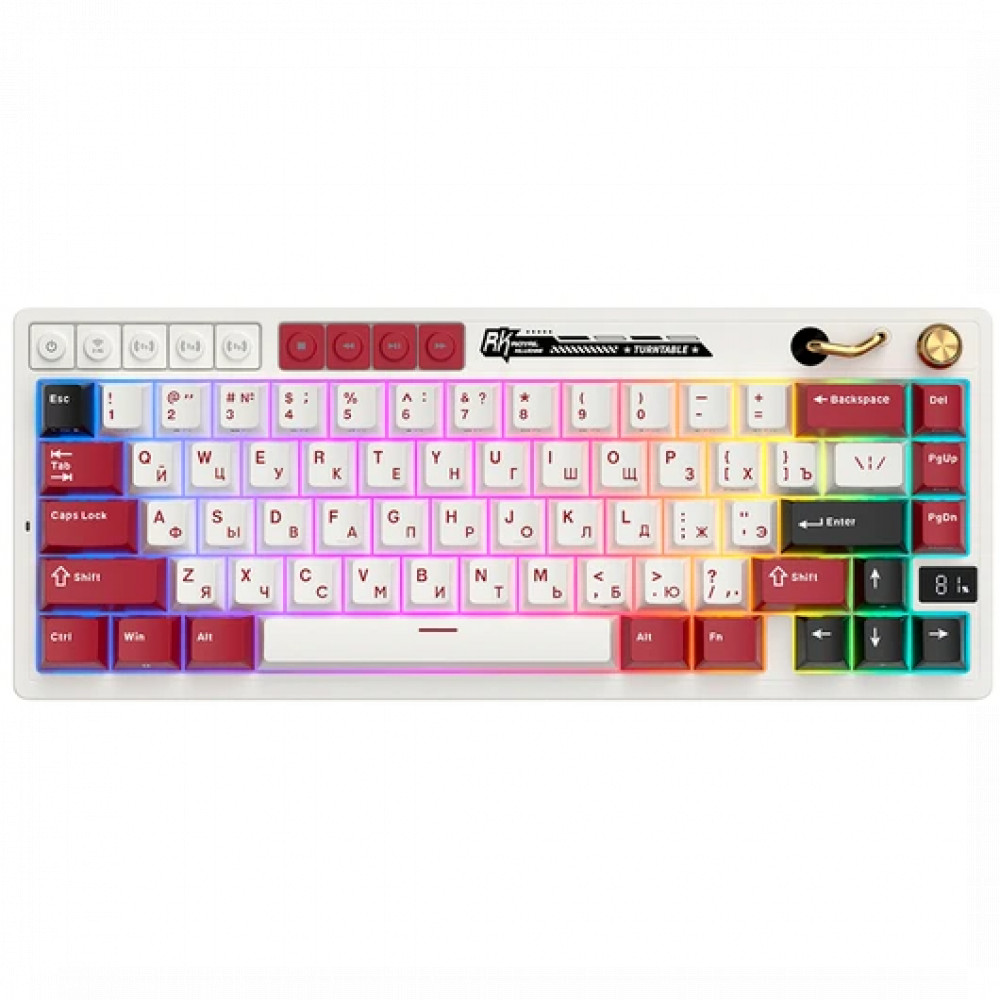 Клавиатура Royal Kludge M65 Famicom (Cream Switch) 6935280827099 Беспроводная, Bluetooth — фото товара