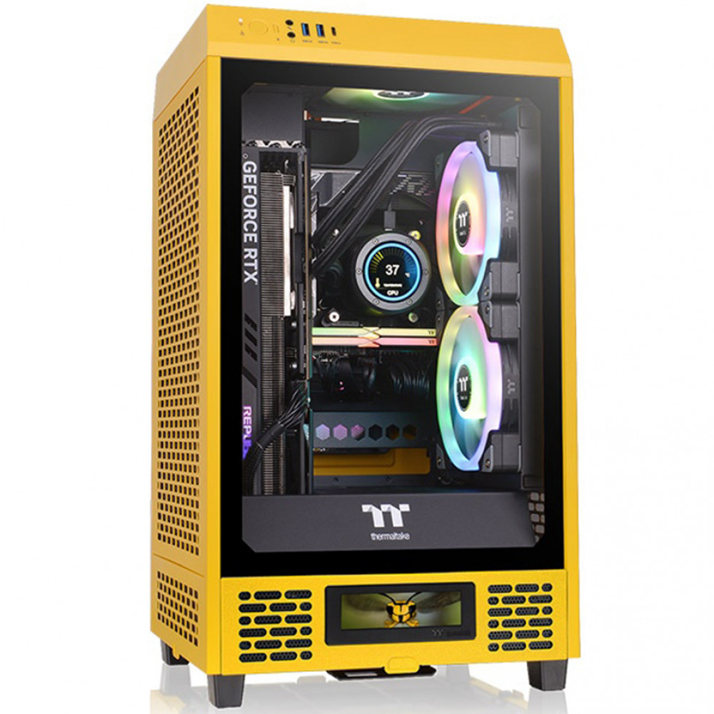 Корпус Thermaltake The Tower 200 Bumblebee CA-1X9-00S4WN-00 Mini-Tower — фото товара