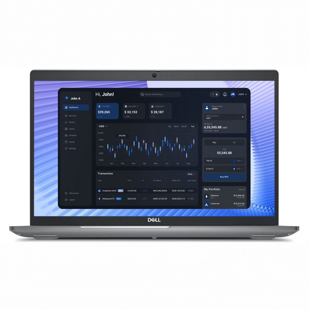 Ноутбук Dell Precision 3590 210-BLMX_N001P3590EMEA_VP 15.6 ", FHD 1920x1080 (16:9), Intel, Core Ultra 7, 16 Гб, 512 ГБ, Nvidia RTX 500 Ada, Windows 11 Pro — фото товара