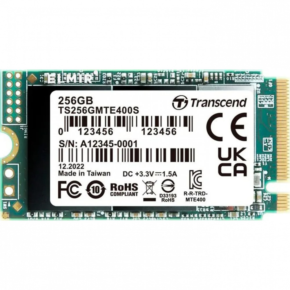 Жесткий диск Transcend MTE400S TS256GMTE400S SSD (твердотельные), 256 ГБ, M.2 — фото товара