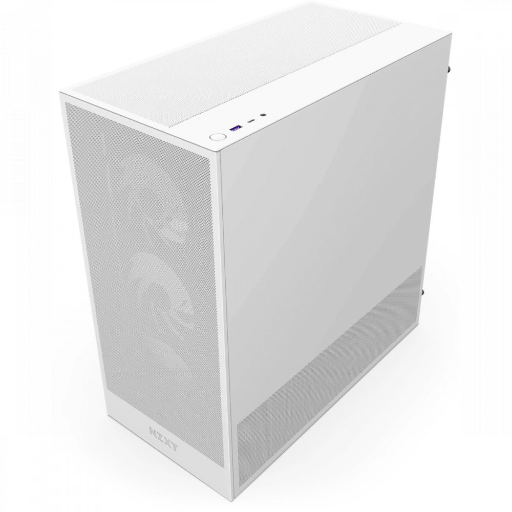 Корпус NZXT H5 Flow RGB White CC-H52FW-R1 Mid-Tower - миниатюра 2