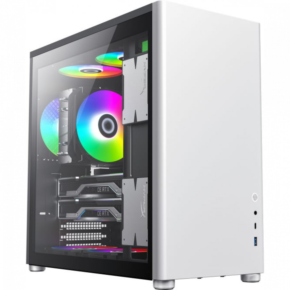 Корпус GameMax SPARK PRO WHITE BLACK 12920100014 Mid-Tower - миниатюра 2