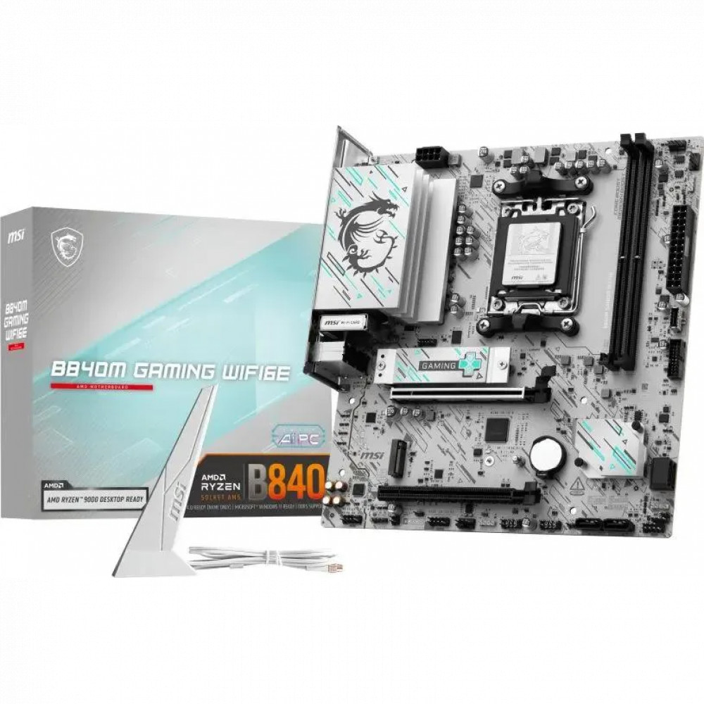 Материнская плата MSI B840M GAMING WIFI6E Micro-ATX, AMD AM5 - миниатюра 2