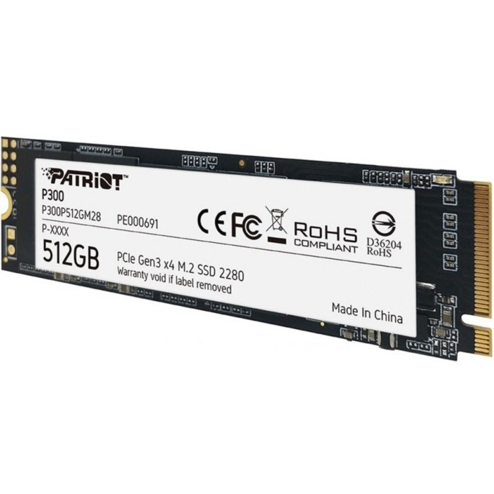 Жесткий диск Patriot P300 P300P512GM28 SSD (твердотельные), 512 ГБ, M.2, PCIe - миниатюра 3