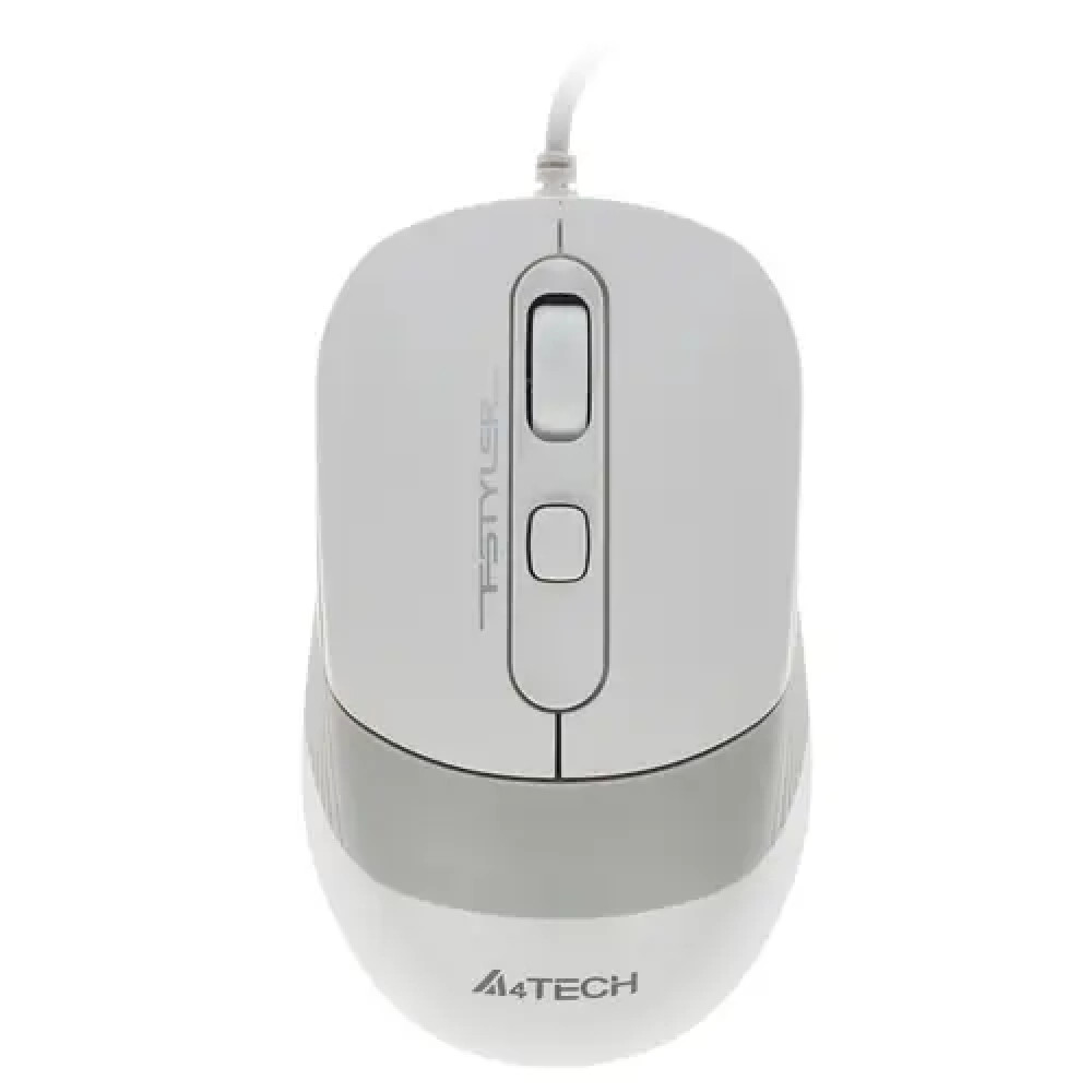 Мышь A4Tech FM10 WHITE Бюджетные, Проводная — фото товара