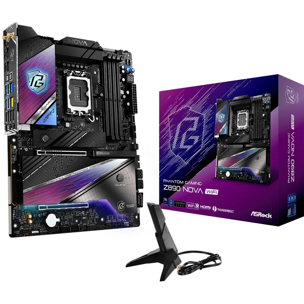 Материнская плата ASRock Z890 NOVA WIFI ATX, LGA 1851 - миниатюра 8
