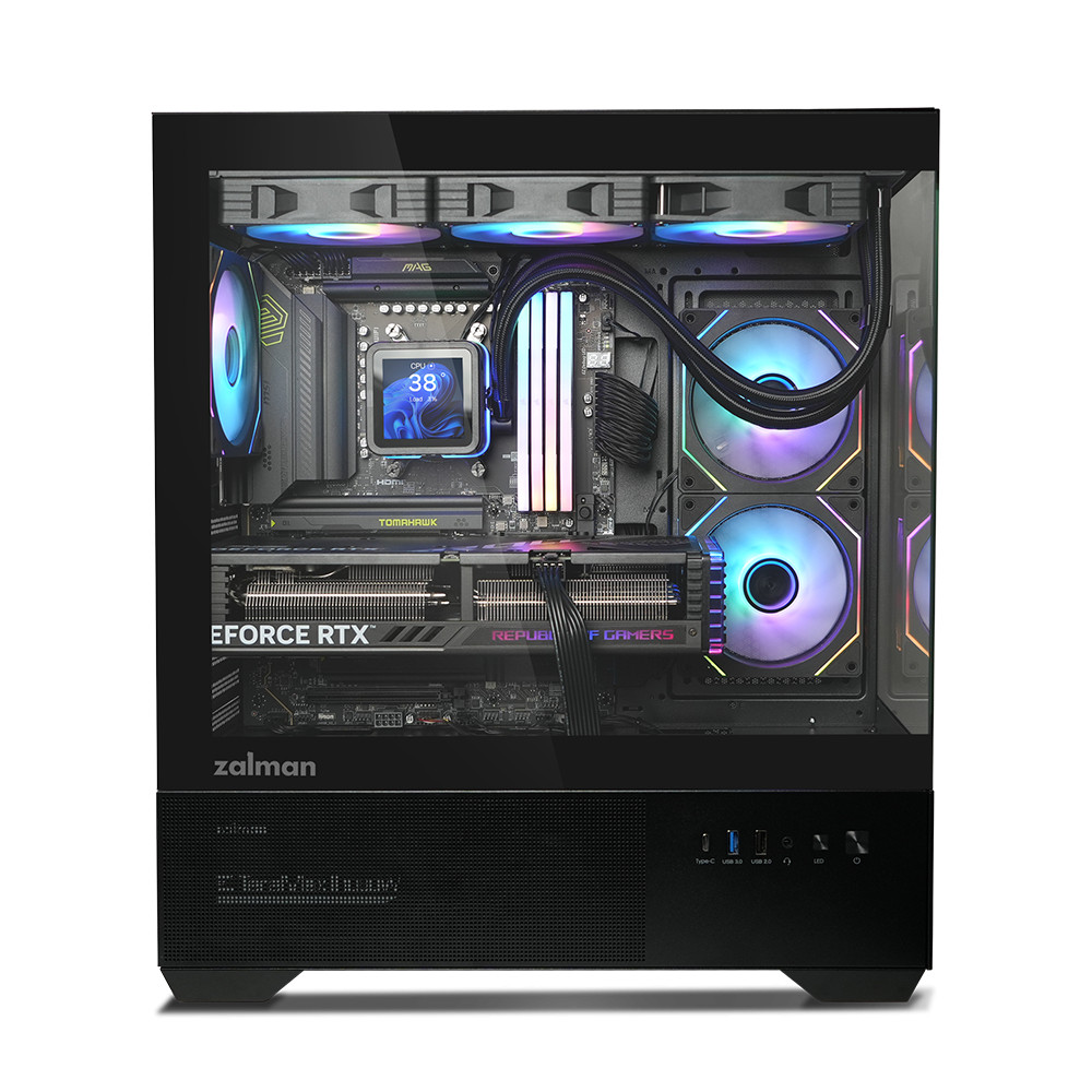 Корпус Zalman Chronix V2 Black CHRONIXV2Black Mid-Tower - миниатюра 5