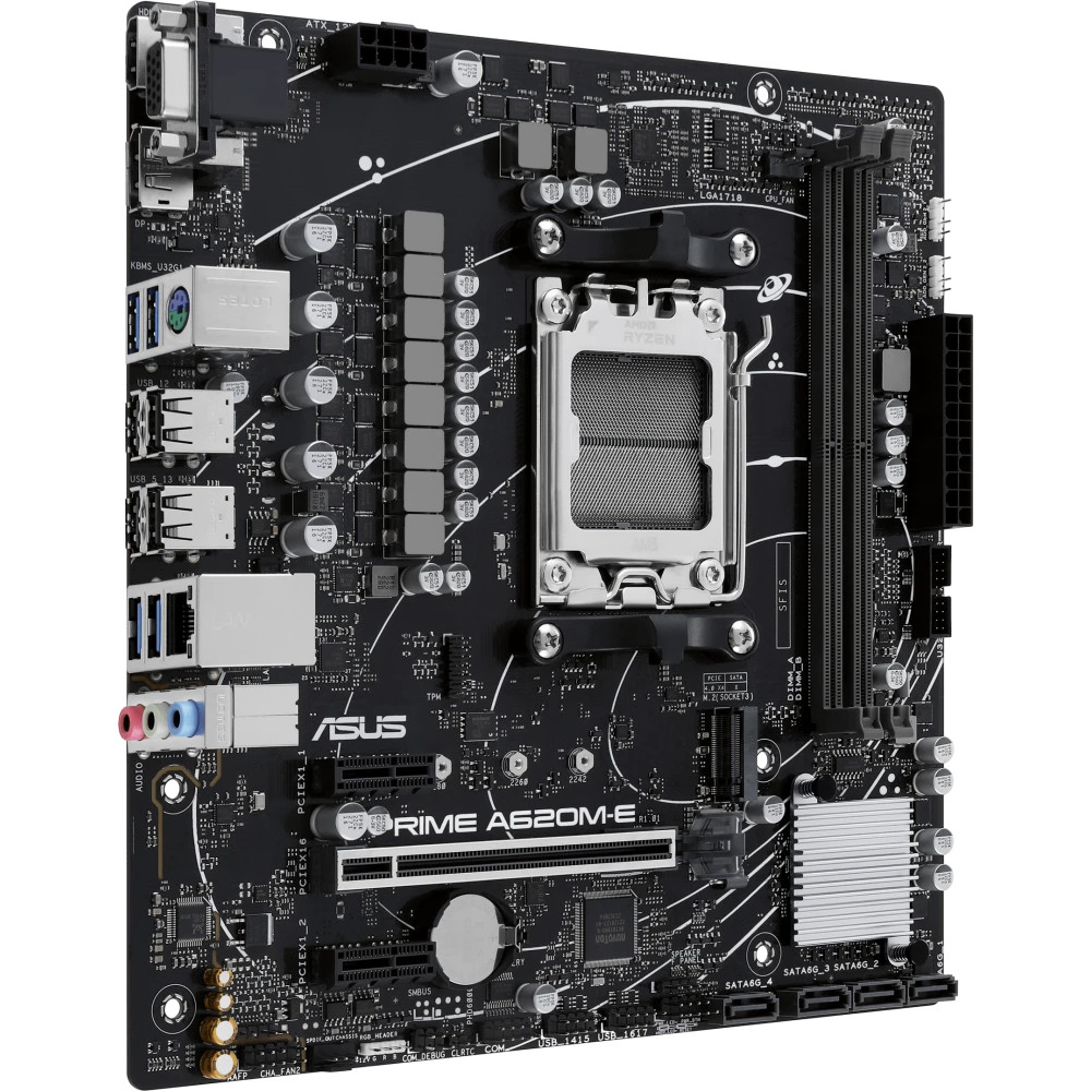 Материнская плата Asus PRIME A620M-E-CSM Micro-ATX, AMD AM5 - миниатюра 2