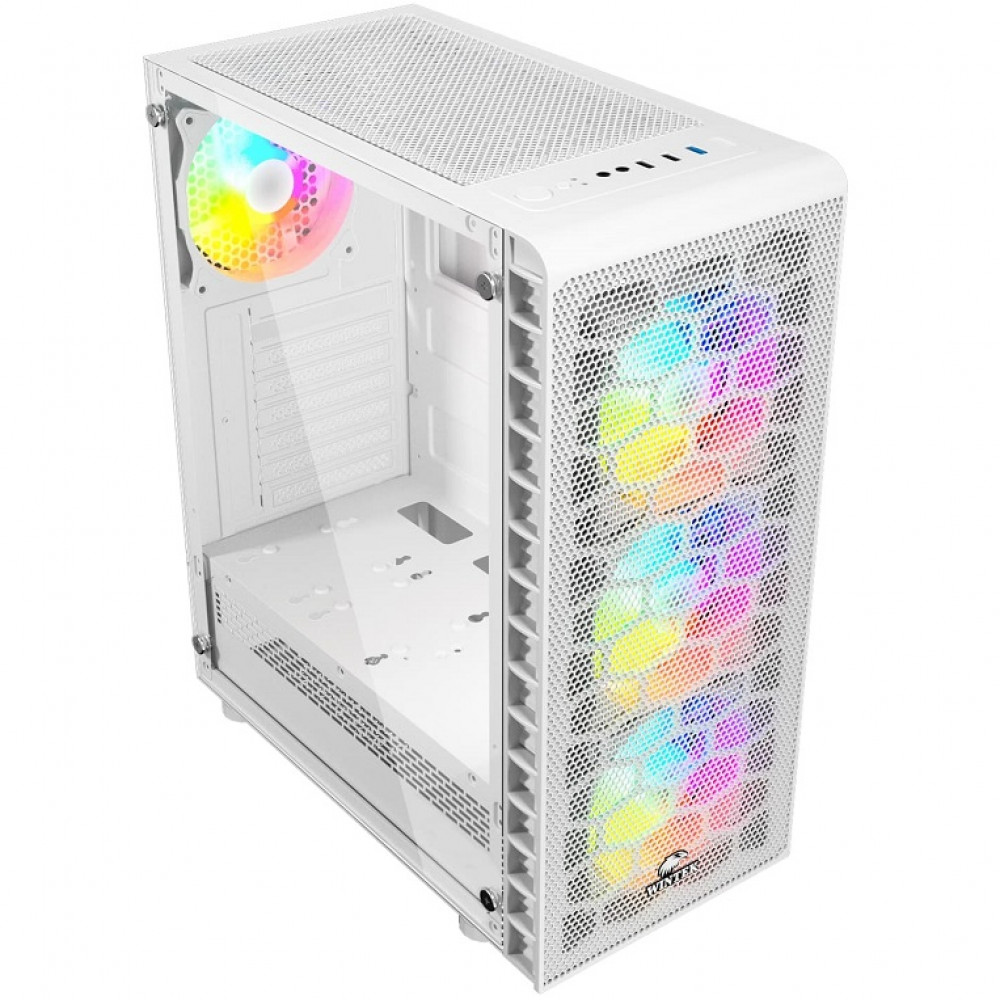 Корпус Wintek Energy White JX188-11-M-W TG Mid-Tower - миниатюра 4