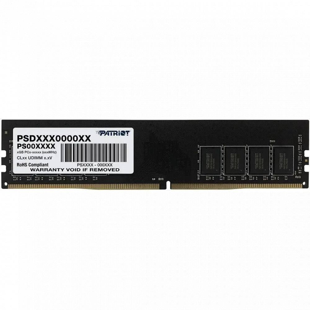 ОЗУ Patriot PSD48G26662S DIMM, DDR4, 8 Гб, 2666 МГц — фото товара