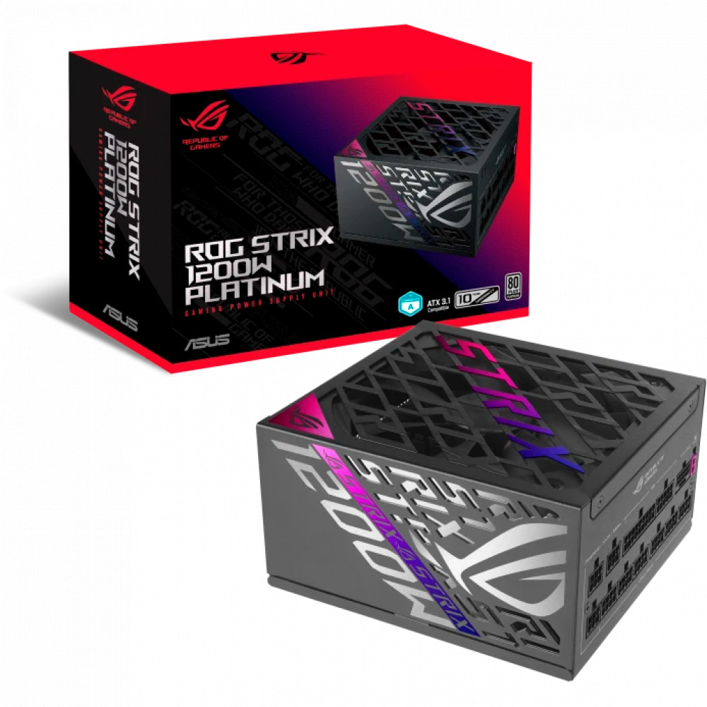 Блок питания Asus ROG Strix Platinum 90YE00W0-B0NA00 1200 Вт - миниатюра 5