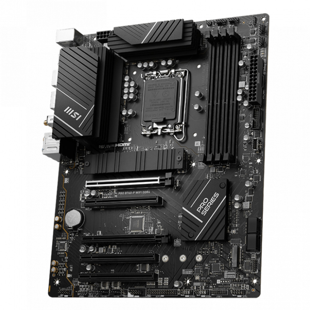 Материнская плата MSI PRO B760-P WIFI DDR4 ATX, LGA 1700 - миниатюра 2