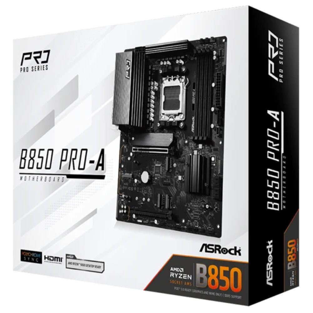 Материнская плата ASRock B850 PRO-A ATX, AMD AM5 - миниатюра 4