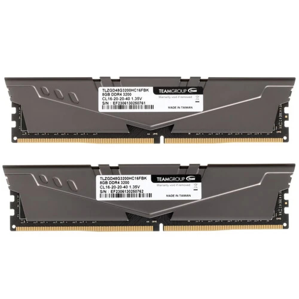 ОЗУ Team Group T-Force Vulcan Z TLZGD416G3200HC16FDC01 DIMM, DDR4, 16 Гб (2 х 8 Гб), 3200 МГц - миниатюра 2