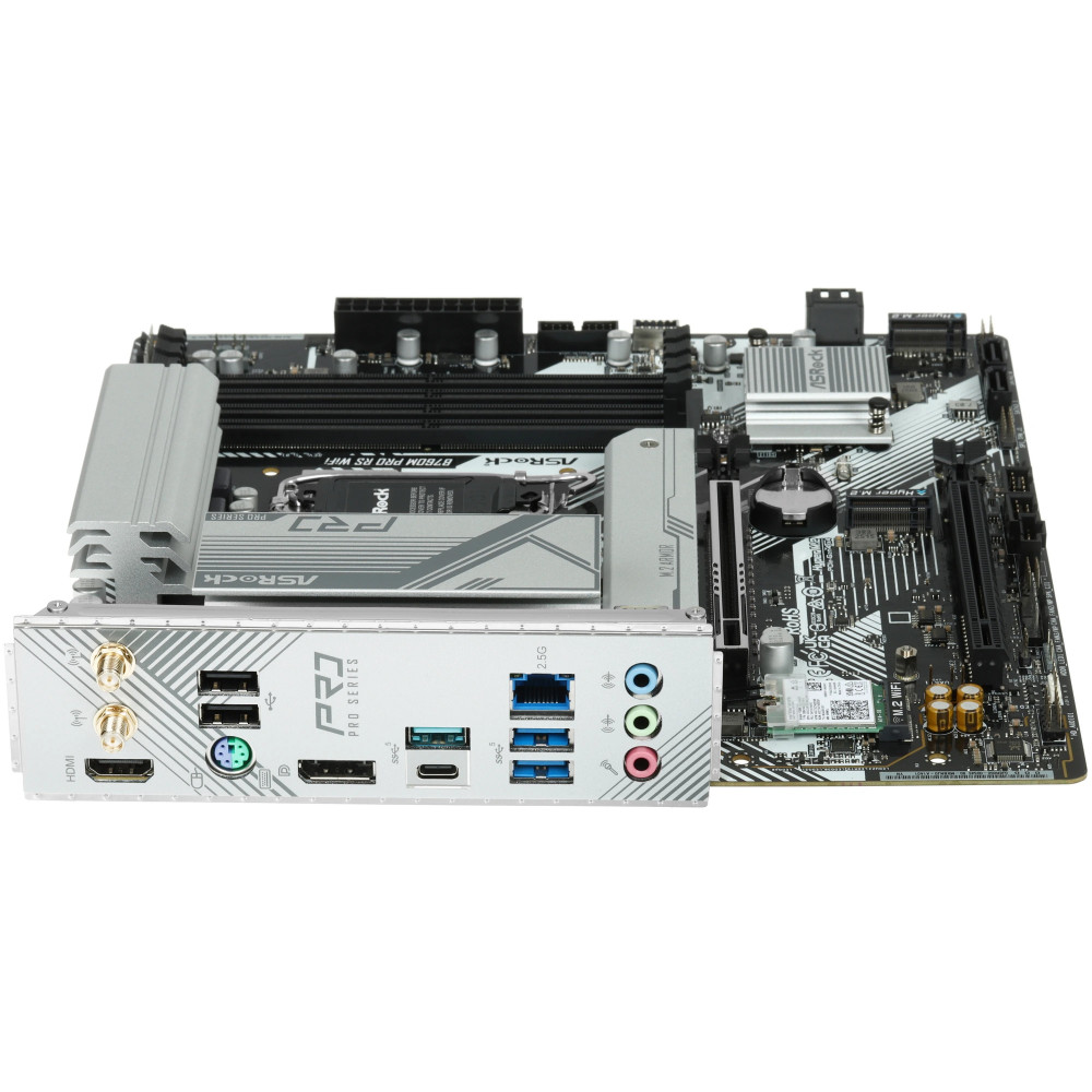 Материнская плата ASRock B760M Pro RS WiFi Micro-ATX, LGA 1700 - миниатюра 3