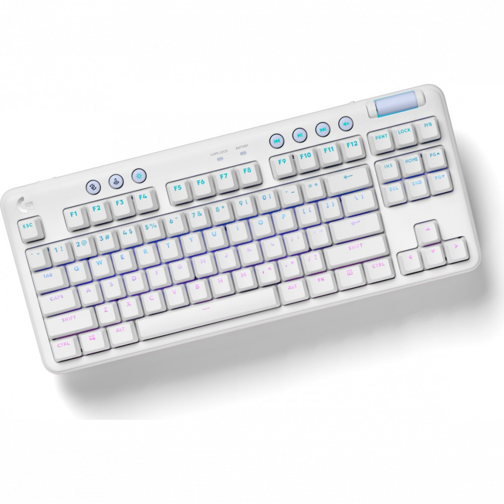 Клавиатура Logitech G715 TKL LIGHTSPEED RGB OFF WHITE 920-010691 Беспроводная, Bluetooth — фото товара