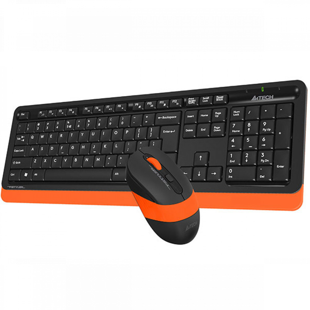 Клавиатура + мышь A4Tech Fstyler FG1010 Orange FG1010 ORANGE - миниатюра 4