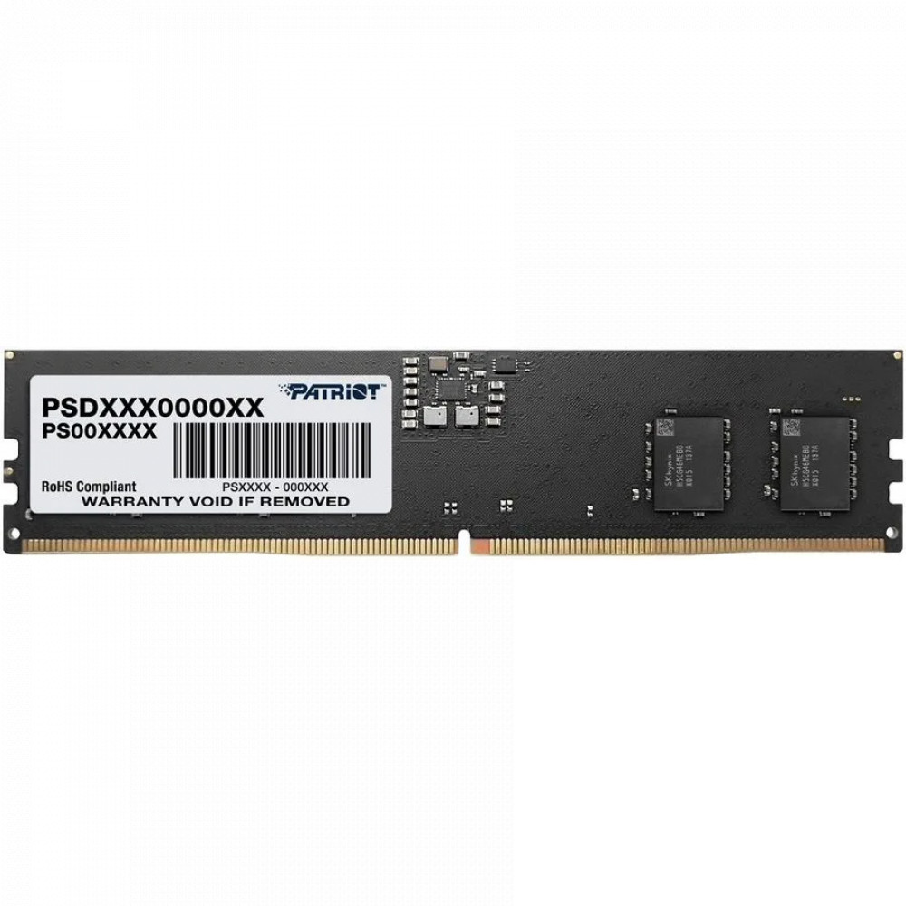 ОЗУ Patriot PSD58G560041 DIMM, DDR5, 8 Гб, 4800 МГц — фото товара