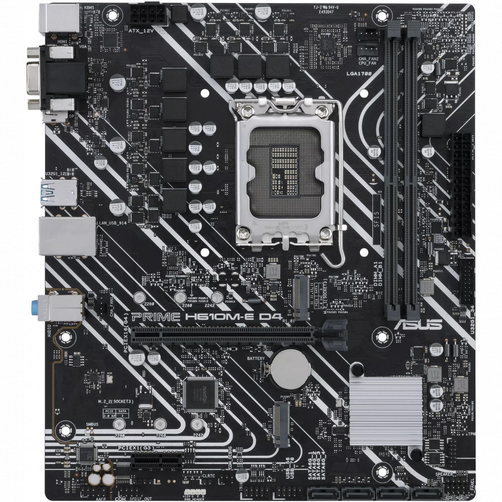 Материнская плата Asus PRIME H610M-E D4-CSM Micro-ATX, LGA 1700 - миниатюра 3