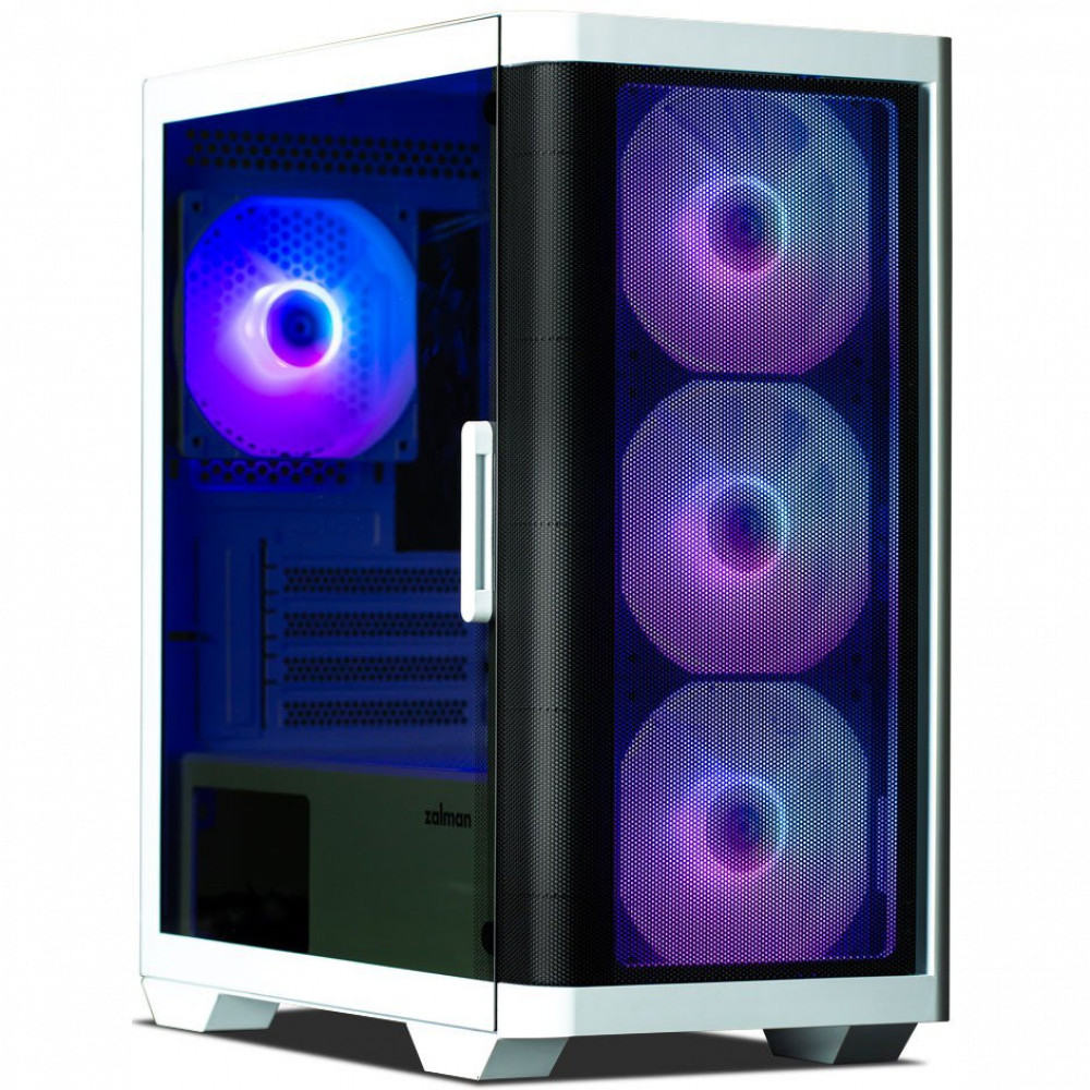 Корпус Zalman M4 WHITE M4 white Mini-Tower - миниатюра 3