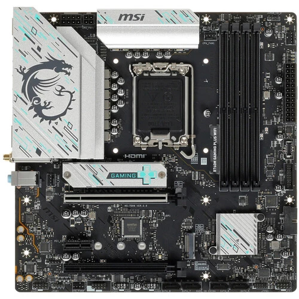 Материнская плата MSI B760M GAMING PLUS WIFI Micro-ATX, LGA 1700 — фото товара