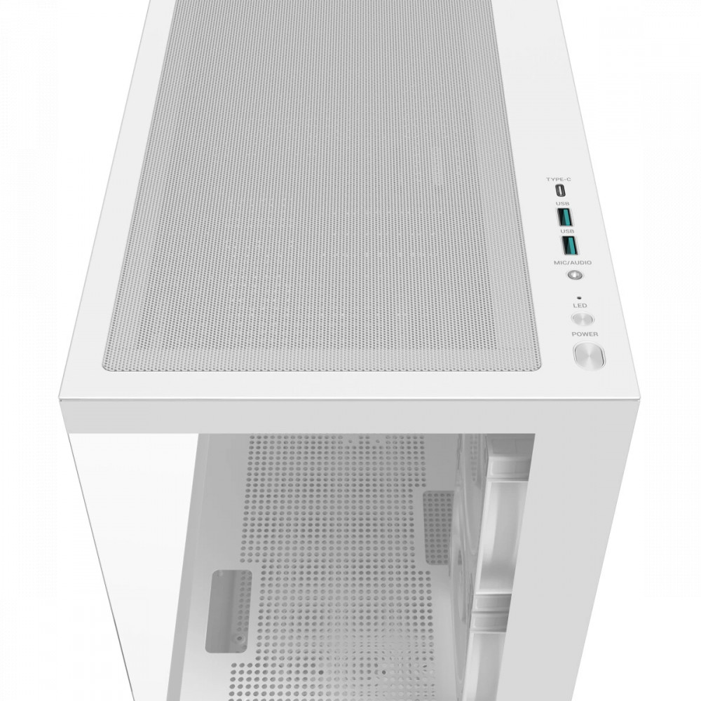 Корпус Deepcool CG380 3F White R-CG380-WHAGM3-G Mini-Tower - миниатюра 4