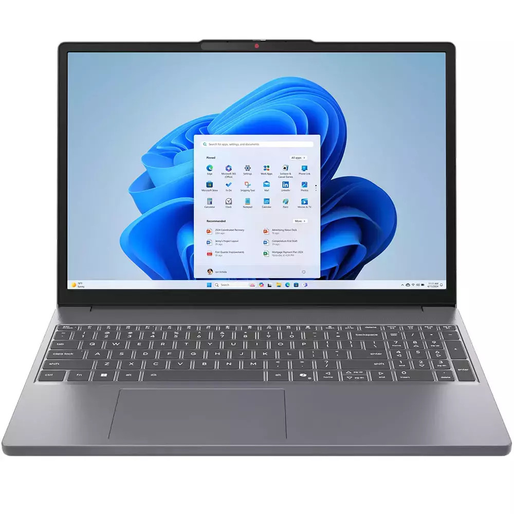 Ноутбук Lenovo IdeaPad Slim 3 15IRH10 83K1002ERK 15.3 ", WUXGA 1920x1200 (16:10), Intel, Core i5, 16 Гб, 512 ГБ, Intel UHD Graphics — фото товара