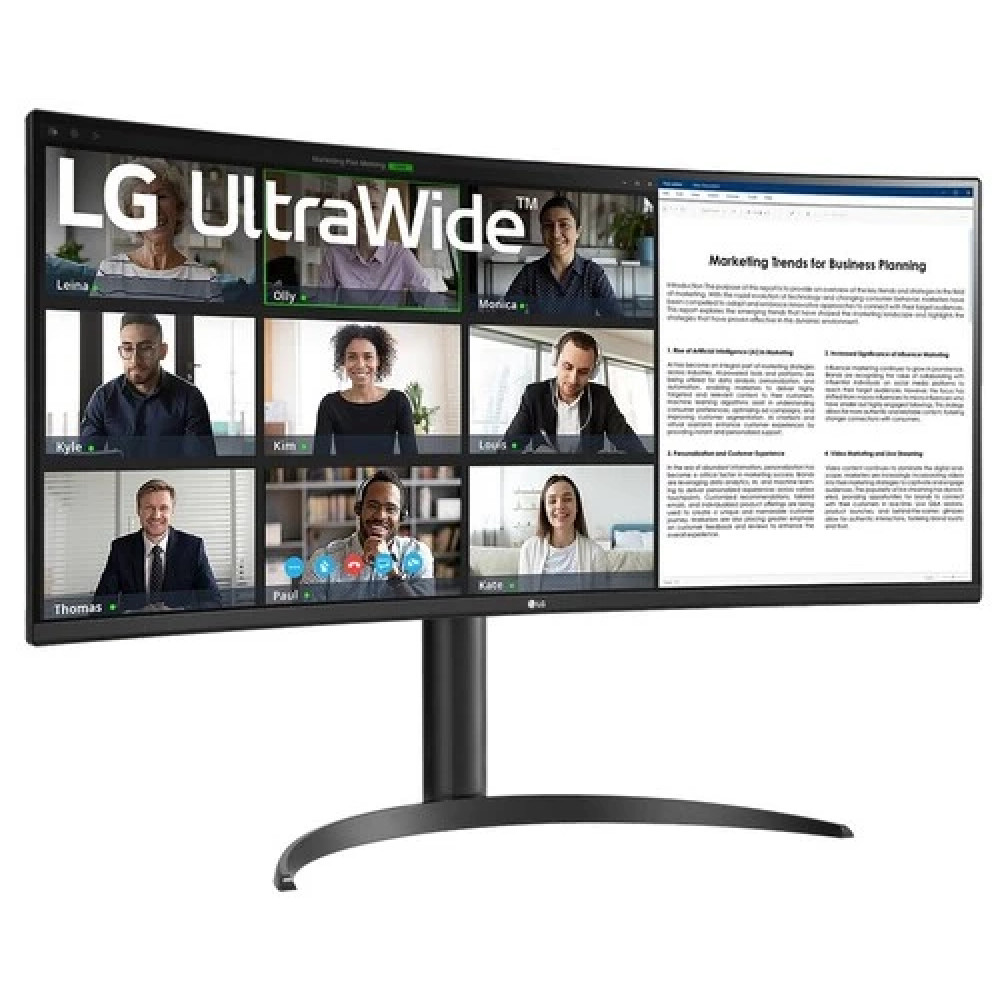 Монитор LG 32UN880K-B 34WR55QK-B.ARUZ 34 ", IPS, Ultra-Wide QHD 3440x1440 (21:9), 100 Гц - миниатюра 2