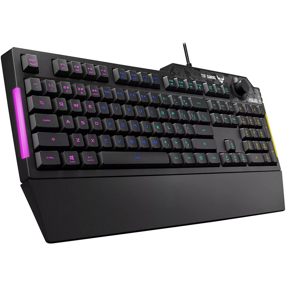 Клавиатура Asus TUF Gaming K1 RGB 90MP01X0-BKRA00 Проводная, USB - миниатюра 2