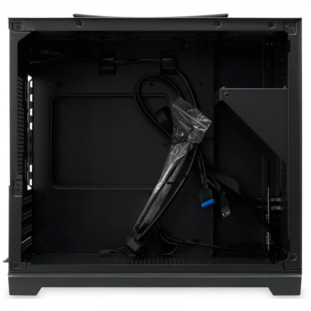 Корпус HSPD M211-TGBK Black Mini-Tower - миниатюра 3