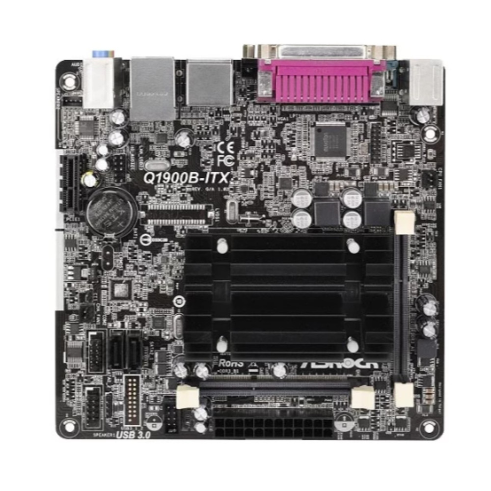 Материнская плата ASRock Q1900B-ITX Mini-ITX, С интегрированным процессором — фото товара