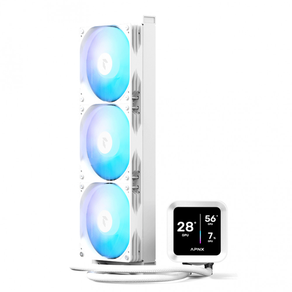 Система охлаждения APNX LC1-D 360 WH APLA-SV36117.21 Для процессора - миниатюра 3