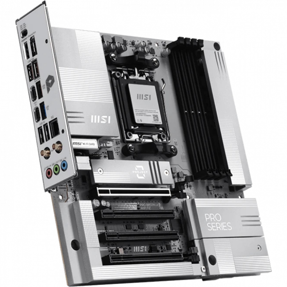 Материнская плата MSI PRO B850M-A WIFI PZ Micro-ATX, AMD AM5 — фото товара