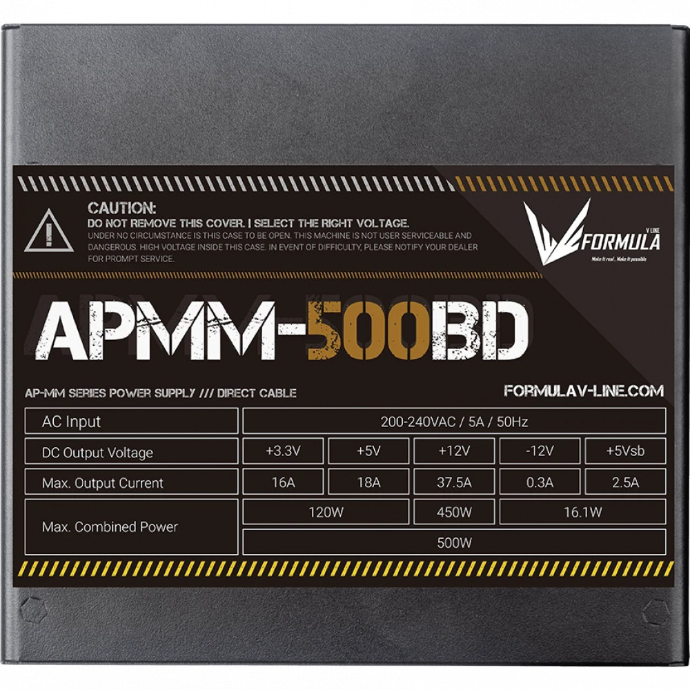 Блок питания Formula APMM-500BD 500 Вт - миниатюра 5