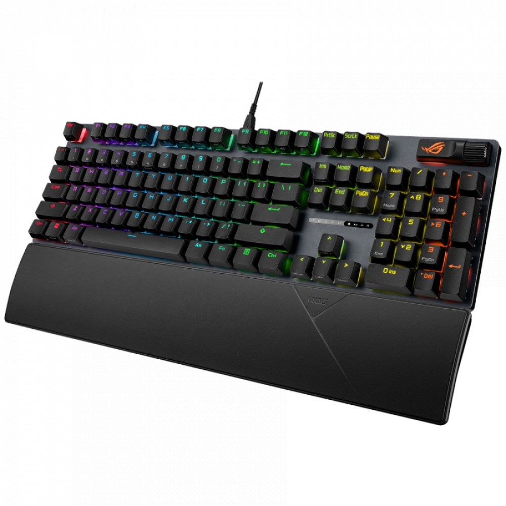 Клавиатура Asus ROG Strix Scope II X NX Snow V2 90MP03XF-BKRA00 Проводная, USB — фото товара