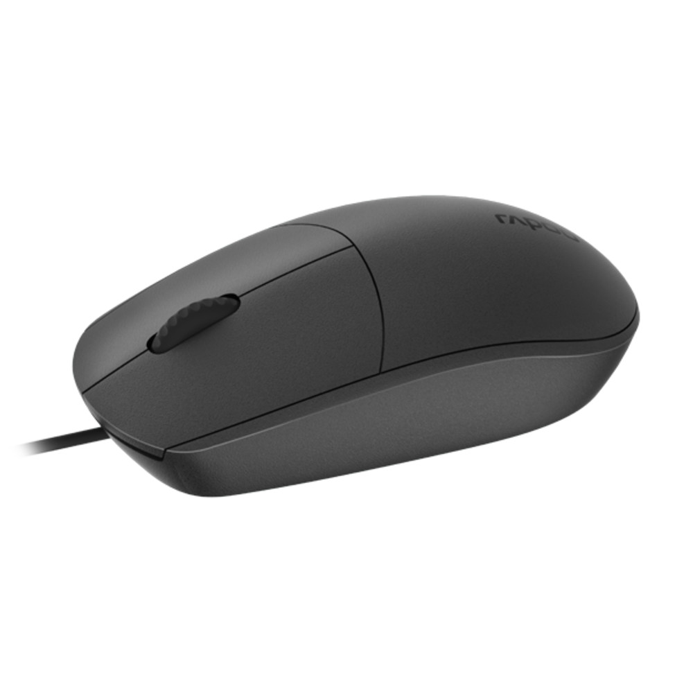 Мышь Rapoo N100 Black RapooN100BL Бюджетные, Проводная - миниатюра 3