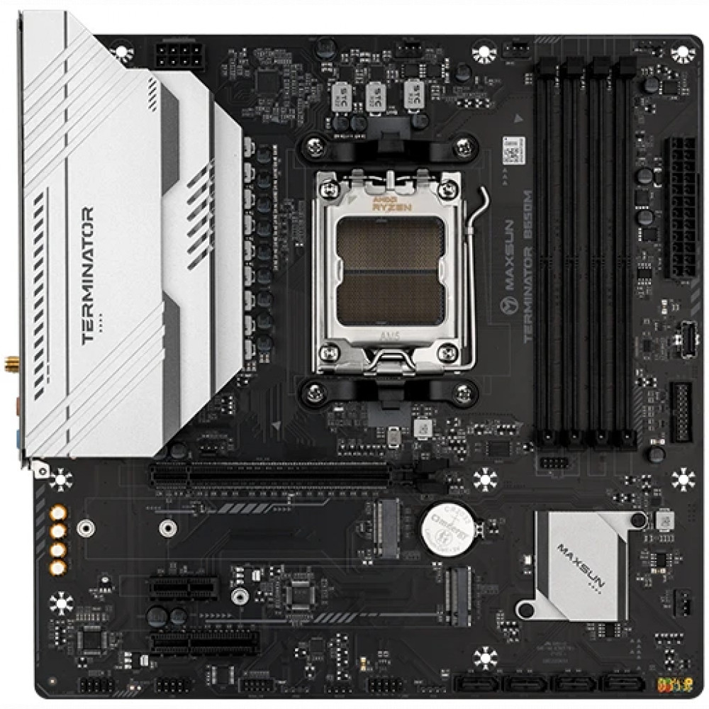 Материнская плата Maxsun Terminator B650M WIFI6 MS-Terminator B650M WIFI6 Micro-ATX, AMD AM5 — фото товара