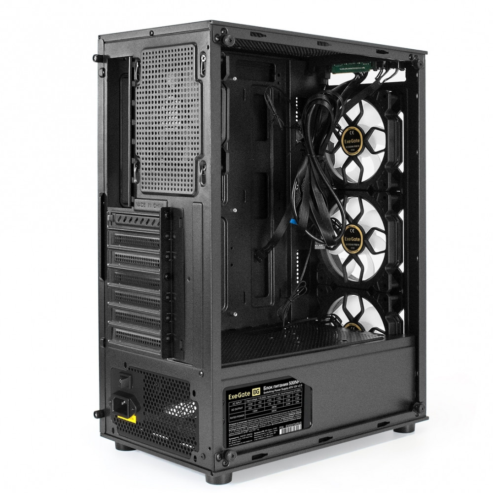 Корпус ExeGate i3 BASE-NPX500 EX294977RUS Mid-Tower - миниатюра 3