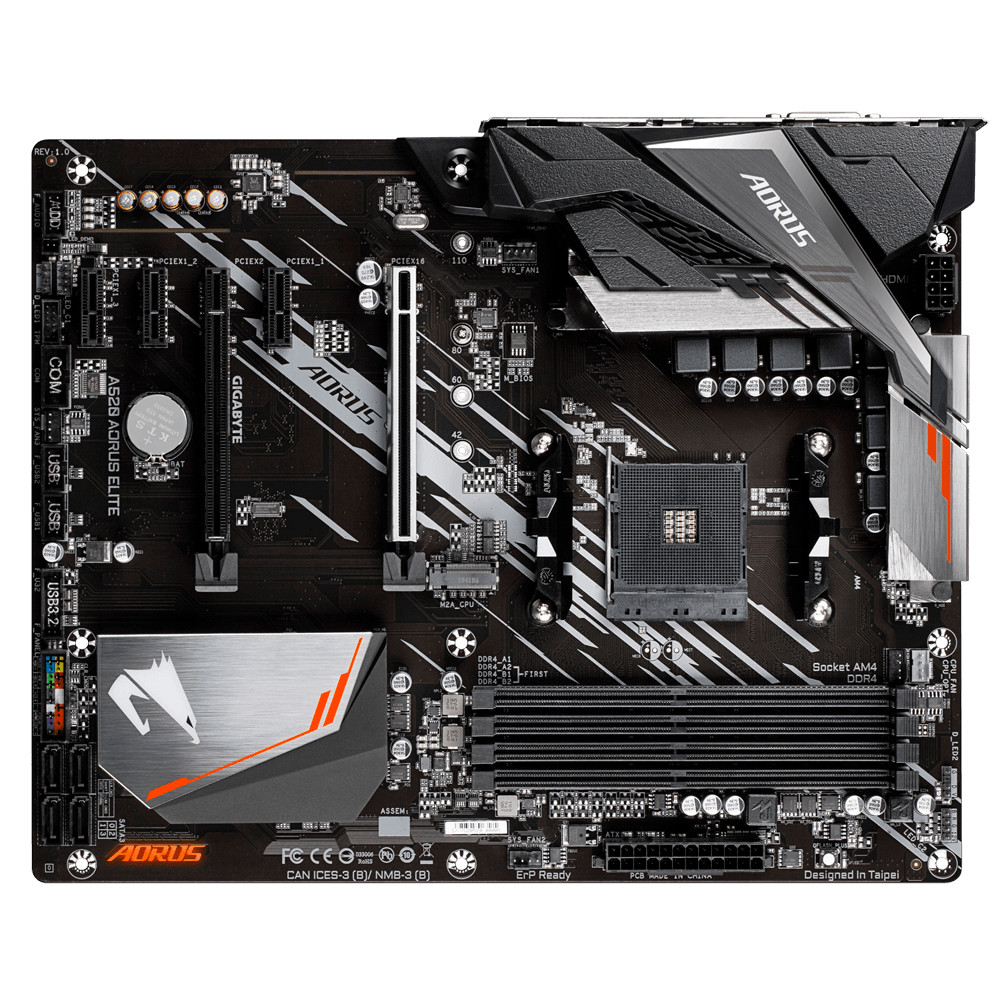 Материнская плата Gigabyte A520 AORUS ELITE ATX, AMD AM4 - миниатюра 6