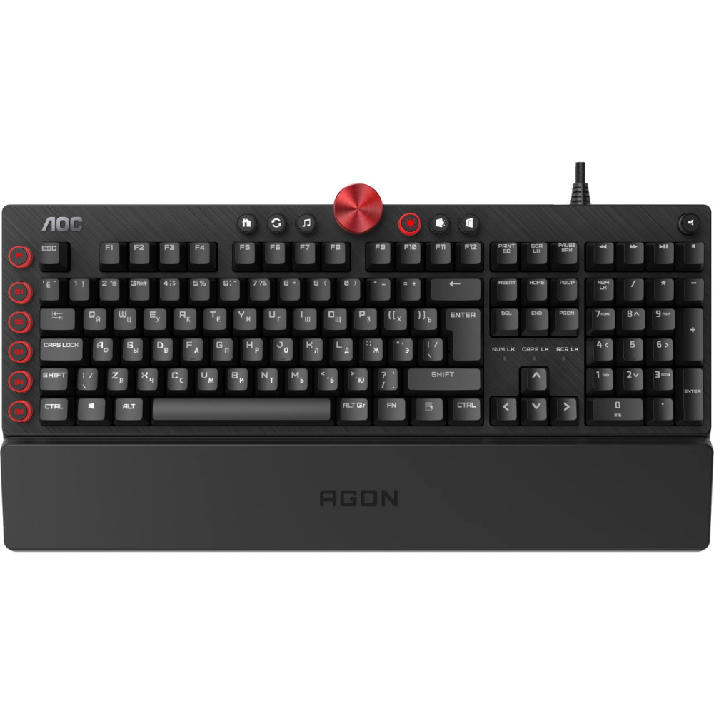 Клавиатура AOC AGK700 Проводная, USB - миниатюра 2