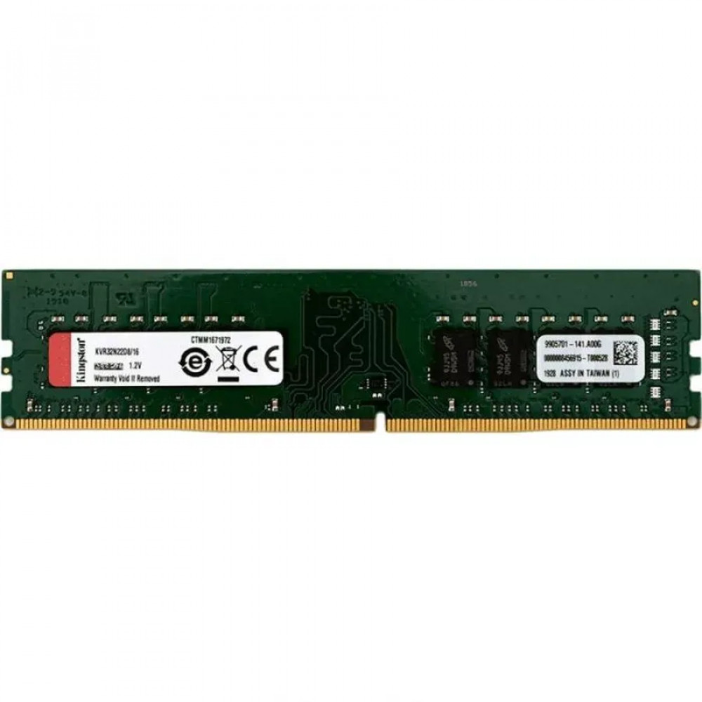 ОЗУ Kingston KVR32N22D8/16WP DIMM, DDR4, 16 Гб, 3200 МГц — фото товара