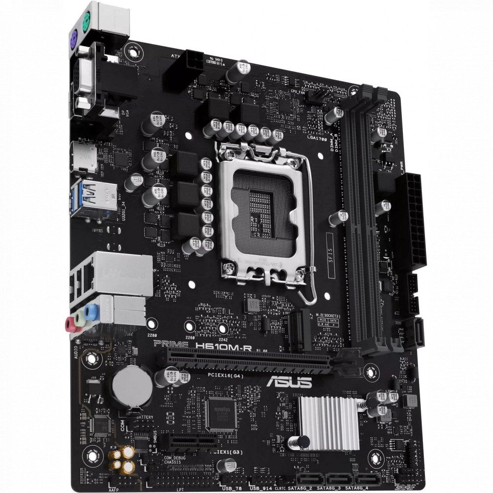 Материнская плата Asus PRIME H610M-R-SI Micro-ATX, LGA 1700 — фото товара