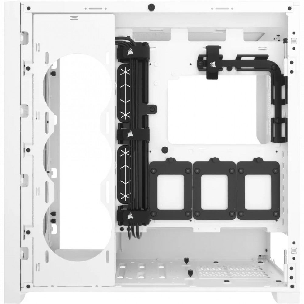 Корпус Corsair 5000D CORE Airflow White CC-9011262-WW Mid-Tower - миниатюра 4